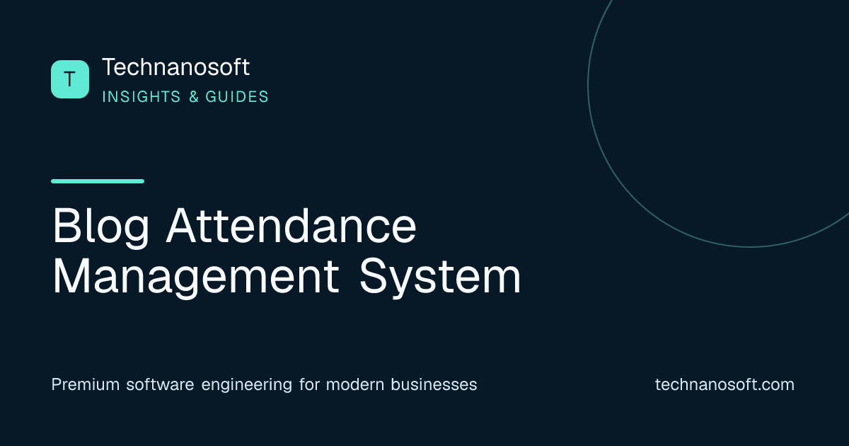 Attendance Management System For Contractual and Distributed